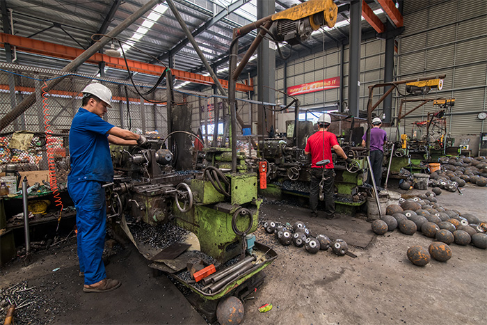 青岛网架配件车间